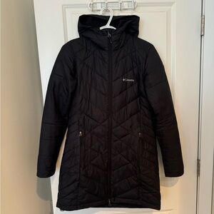 Columbia Women's Heavenly Long Hooded Jacket Black